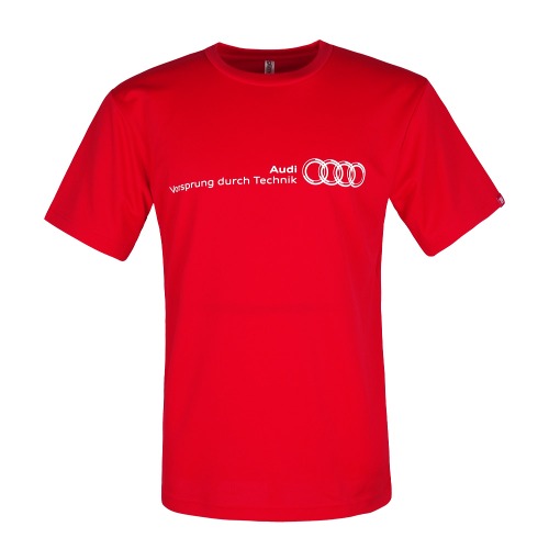 GM드라이라운드티셔츠(반팔)-빨강(아우디) 자외선차단 흡한속건 상쾌한느낌의 티셔츠