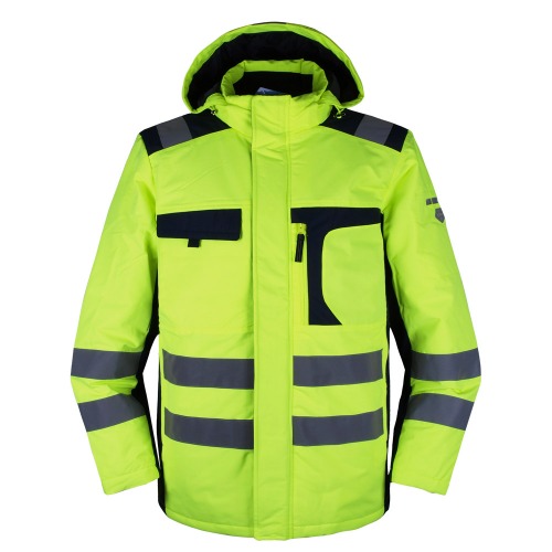 Z네온워킹자켓(동복)-네온그린 안전점퍼 야간작업시작업점퍼 반사테이프